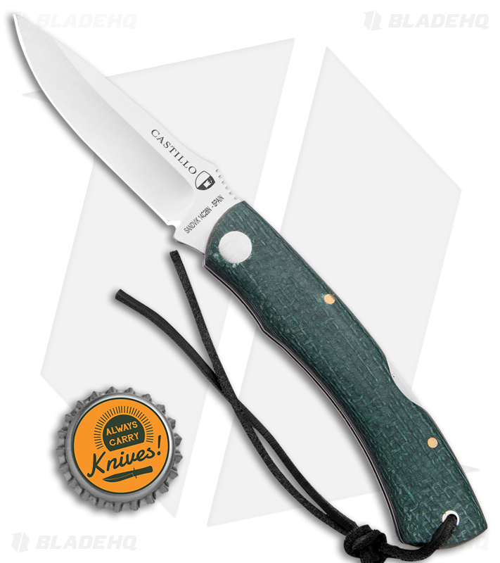 Castillo Torre | Lockback Juniper Green Micarta - Blade HQ