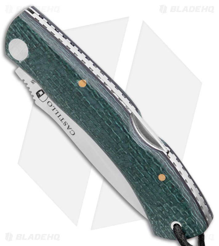 Castillo Torre | Lockback Juniper Green Micarta - Blade HQ
