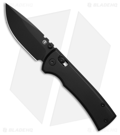Chaves Redencion Drop Point X-Lock Knife Black Aluminum (3.25" Black D2)