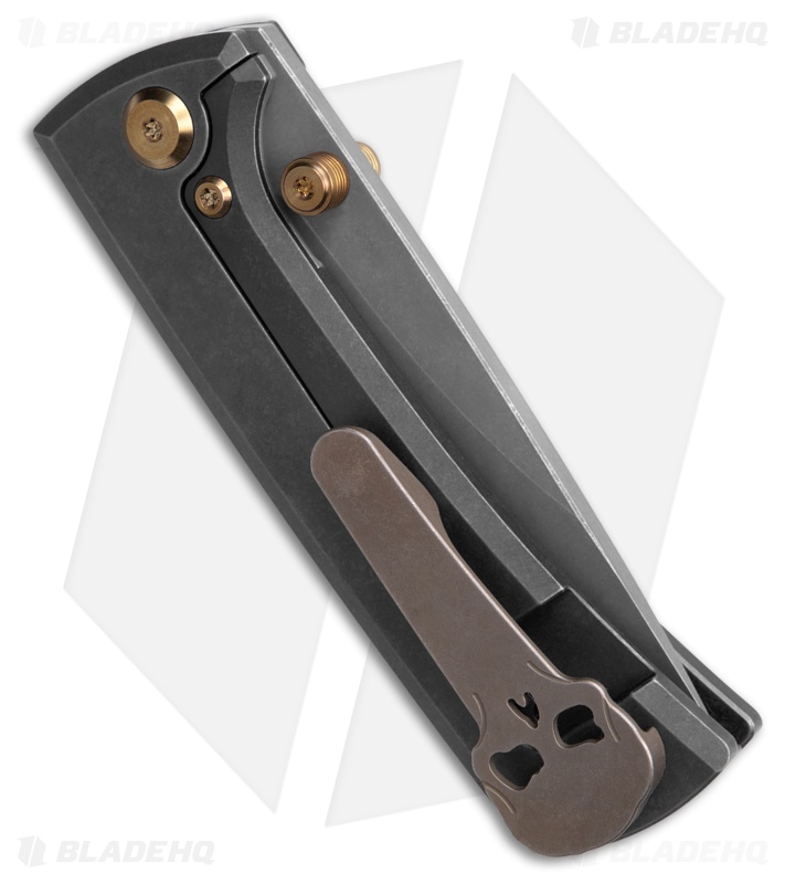 Chaves Knives RCK9 Frame Lock Knife Crusader Mod Titanium