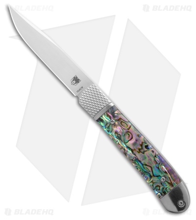 Cobratec Knives Abalone Trapper Hidden Release (3.12" Satin) *DISC*