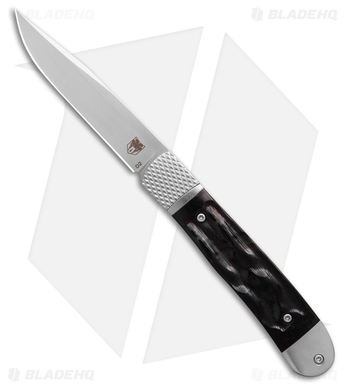 Cobratec Knives Black Bone Trapper Hidden Release (3.12" Satin)
