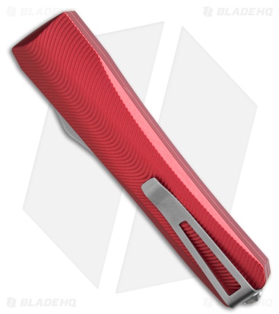 Core Edge Knives 0331 Pulsar D/E OTF Automatic Knife Garnet Al (3.38" Two-Tone)