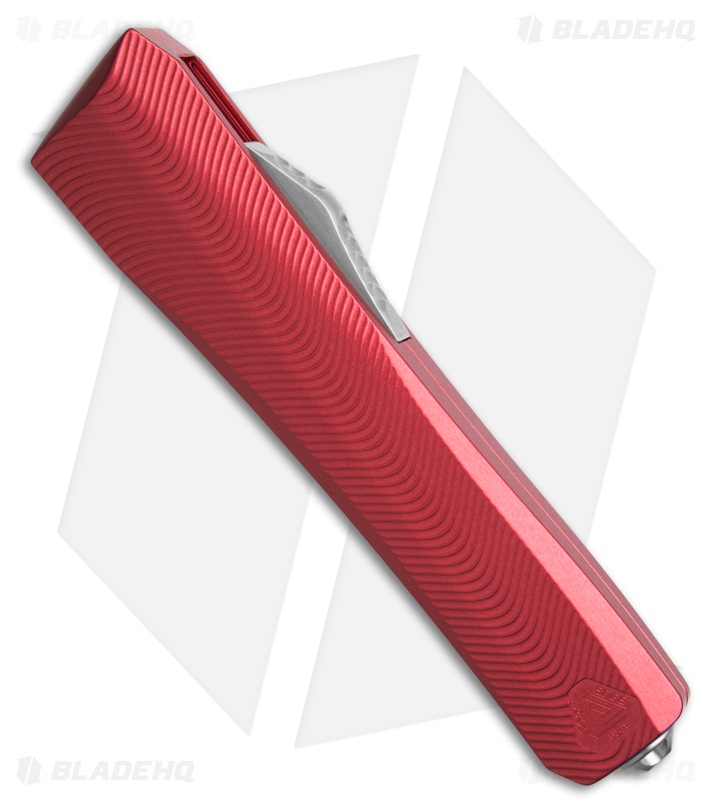 Core Edge Knives 0331 Pulsar D/E OTF Automatic Knife Garnet Al (3.38" Two-Tone)