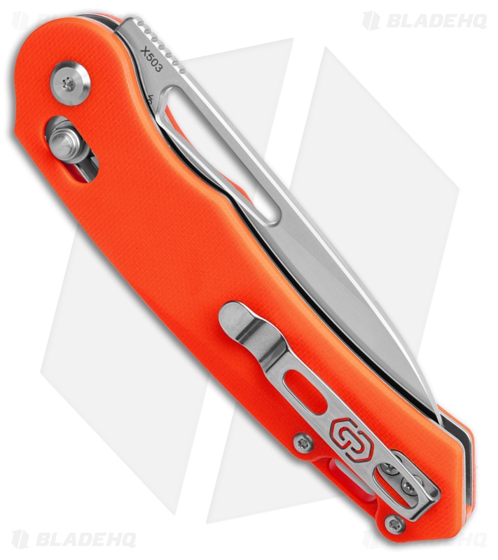 Critical Strike X503 Slide Lock Knife Orange G-10 Satin