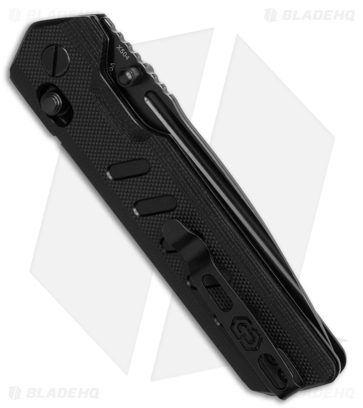 Critical Strike X504 Slide Lock Knife Black G-10 (3.4" Black)