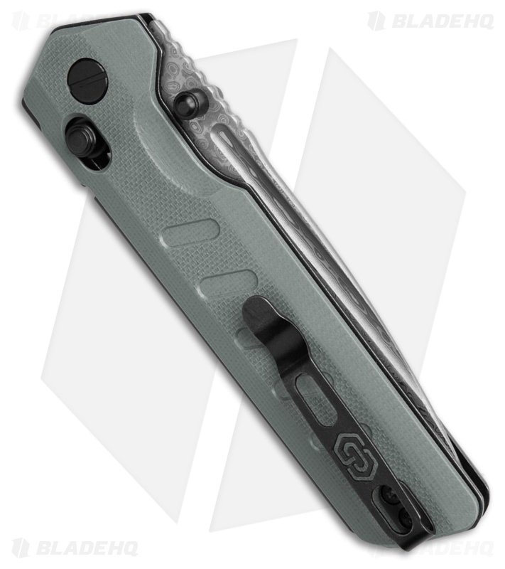 Critical Strike X504 Slide Lock Knife Gray G-10 (3.4" Damascus)