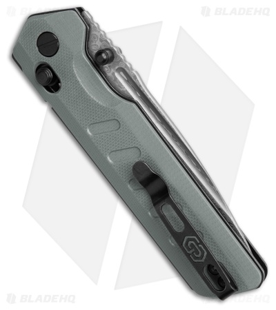 Critical Strike X504 Slide Lock Knife Gray G-10 (3.4" Damascus)