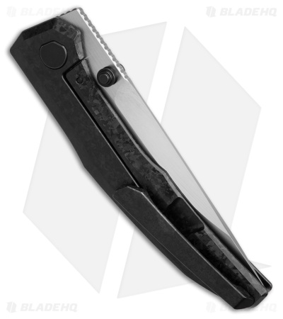 Custom Knife Factory TNT Framelock Crystalized Black Titanium (3.625" Two-Tone)
