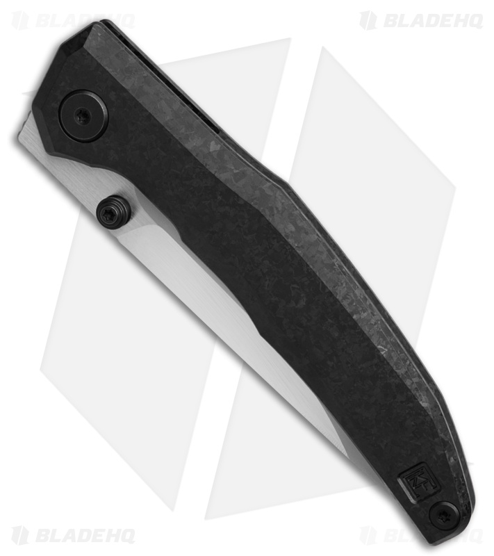 Custom Knife Factory TNT Framelock Crystalized Black Titanium (3.625" Two-Tone)