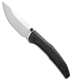 Custom Knife Factory TNT Framelock Crystalized Black Titanium (3.625" Two-Tone)