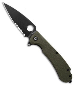 Daggerr Knives Resident Liner Lock Knife Olive FRN (3.5" Black)