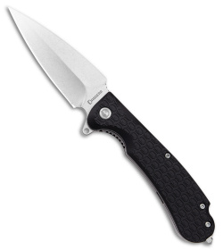 Daggerr Knives Urban2 Liner Lock Knife Black FRN (3.5" Stonewash ) 