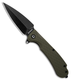 Daggerr Knives Urban2 Liner Lock Knife Olive FRN (3.5" Black) 