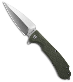 Daggerr Knives Urban2 Liner Lock Knife Olive FRN (3.5" Stonewash) 