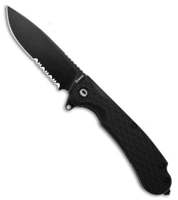 Daggerr Knives Wocket Liner Lock Knife Black FRN (3.5" Black) 