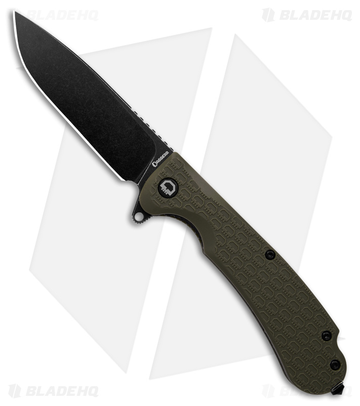 Daggerr Knives Wocket Liner Lock Knife Olive FRN (3.5" Black)