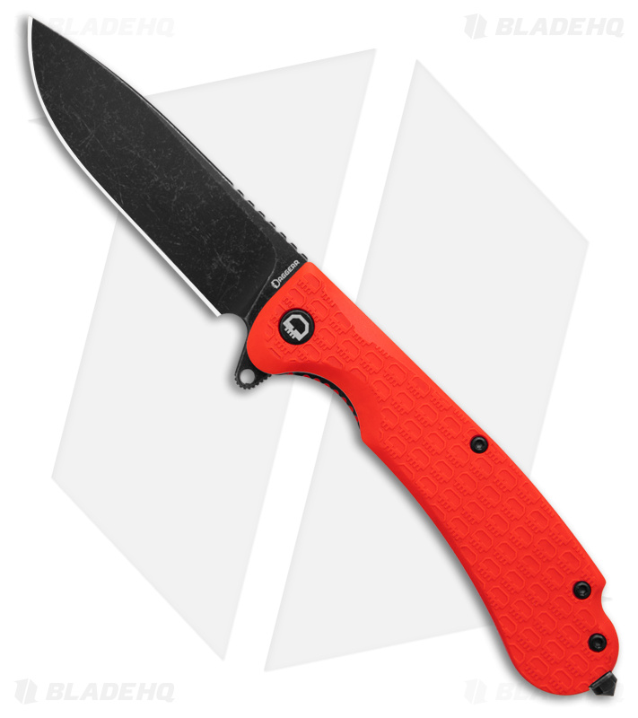 Daggerr Knives Wocket Liner Lock Knife Orange FRN (3.5" BW) WKFRNRNGBW