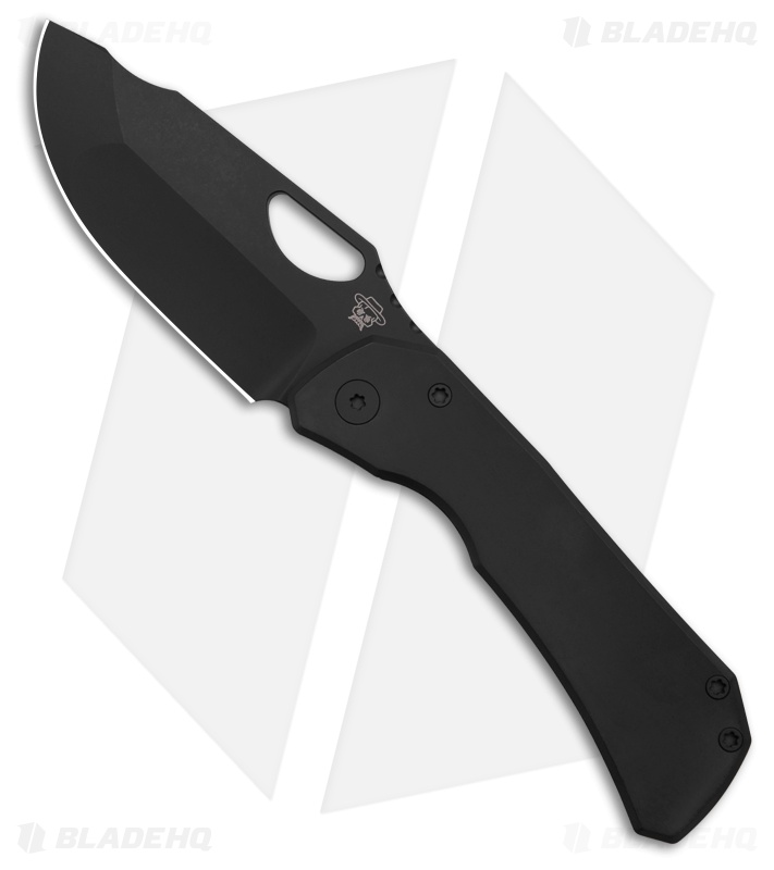 Deadman Design Co. Elixir Frame Lock Knife Blackwash Titanium (3.25" DLC SW)