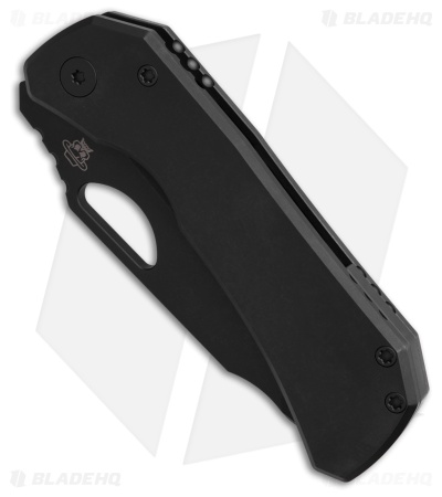 Deadman Design Co. Elixir Frame Lock Knife Blackwash Titanium (3.25" DLC SW)