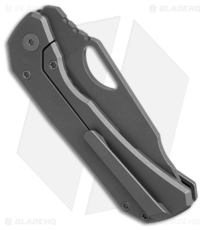 Deadman Design Co. Elixir Frame Lock Knife Darkwashed Titanium (3.25" Darkwash)