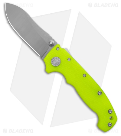 Demko Knives AD20 Butcher Spey Point Shark-Lock Knife Dayglow G-10