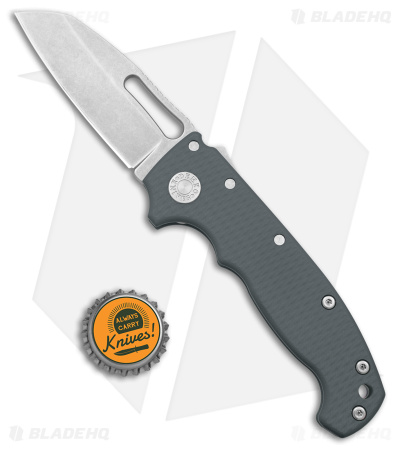 Demko Knives MG AD20S Slicer Shark Foot Knife - Gray G-10 