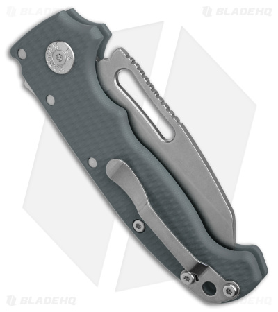 Demko Knives MG AD20S Slicer Shark Foot Knife - Gray G-10 