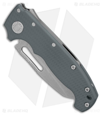 Demko Knives MG AD20S Slicer Shark Foot Knife - Gray G-10 