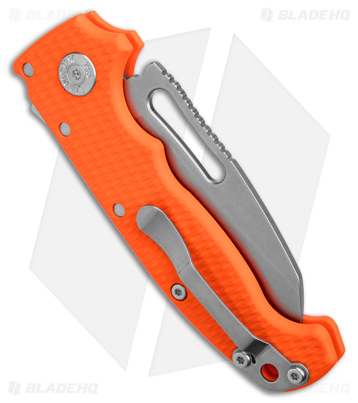 Demko Knives MG AD20S SSF Shark Orange G-10 (SW) - Blade HQ
