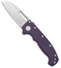 Demko Knives MG AD20S Slicer Shark Foot Knife - Purple G-10