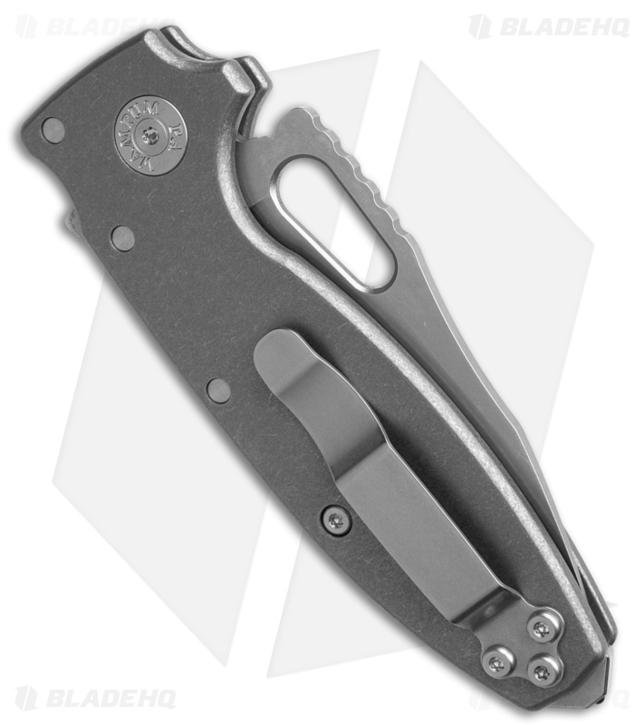 Demko Knives Shark-A-Tac Soft Touch Carbide Shark-Lock Knife Smooth Ti (3.5" SW)