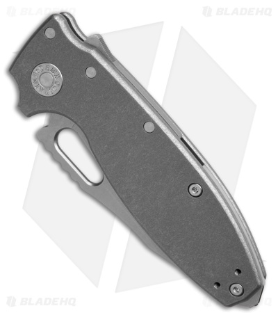 Demko Knives Shark-A-Tac Soft Touch Carbide Shark-Lock Knife Smooth Ti (3.5" SW)