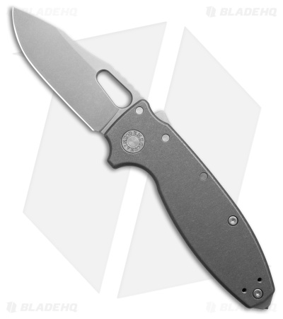 Demko Knives Shark-A-Tac Spike Carbide Shark-Lock Knife Smooth Ti (3.5" SW)