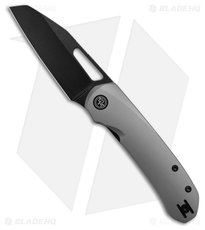 Divo Knives Buzz Liner Lock Knife Bead Blasted Titanium (3.3" BW)