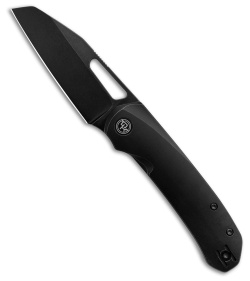 Divo Knives Buzz Liner Lock Knife Blackwashed Titanium (3.3" BW)