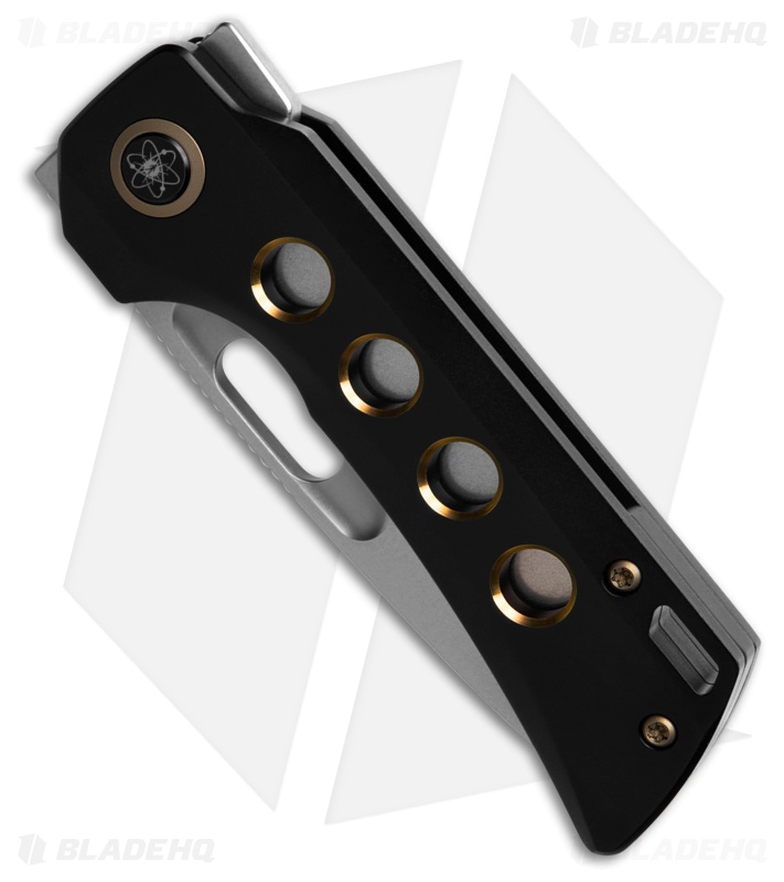EMPEDC Nymble Frame Lock Knife Speedholes Black Titanium (3" Stonewash)