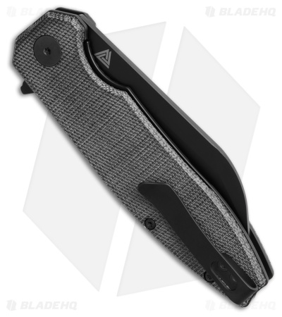 Eikonic + Sig Sauer Karak Liner Lock Knife Dark Black Micarta (3.25" Black DLC)