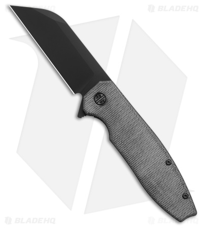 Eikonic + Sig Sauer Karak Liner Lock Knife Dark Black Micarta (3.25" Black DLC)