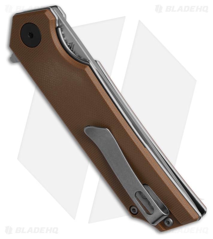 Eikonic + Sig Sauer Tsuru Liner Lock Knife Coyote Brown G-10 (3.3" Two-Tone)
