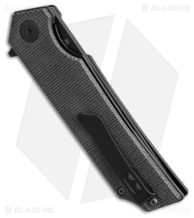 Eikonic + Sig Sauer Tsuru Liner Lock Knife Salt/Pepper Black Micarta (3.3" DLC)