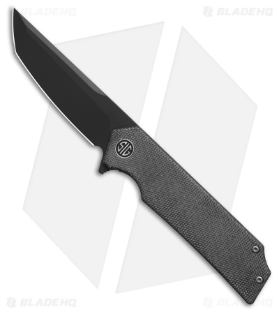Eikonic + Sig Sauer Tsuru Liner Lock Knife Salt/Pepper Black Micarta (3.3" DLC)