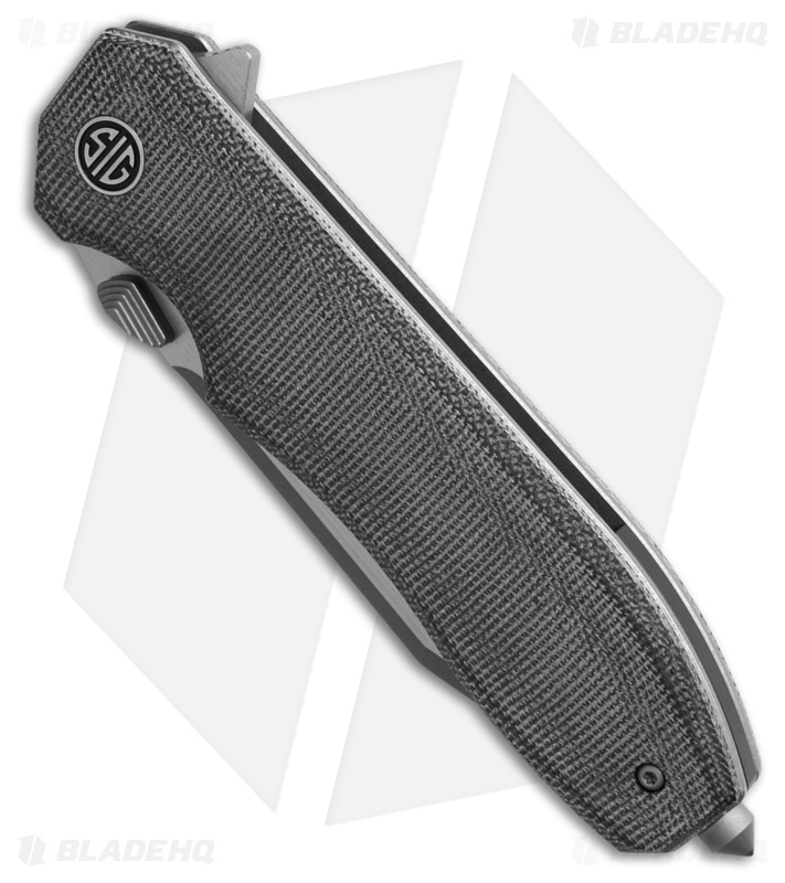 Eikonic + Sig Sauer Validus Liner Lock Knife Black Micarta (3.8" Two-Tone)