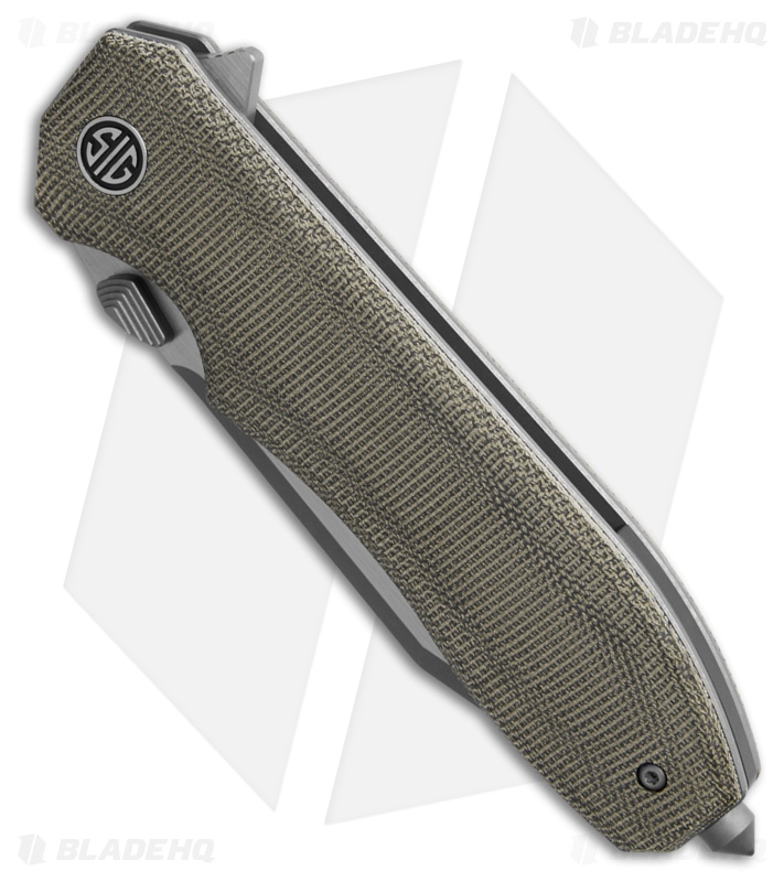 Eikonic + Sig Sauer Validus Liner Lock Knife Canvas Micarta (3.8" Two-Tone)