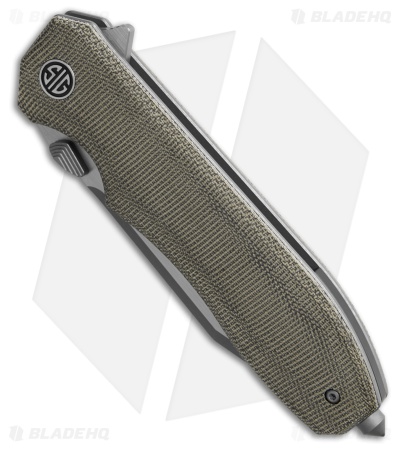 Eikonic + Sig Sauer Validus Liner Lock Knife Canvas Micarta (3.8" Two-Tone)