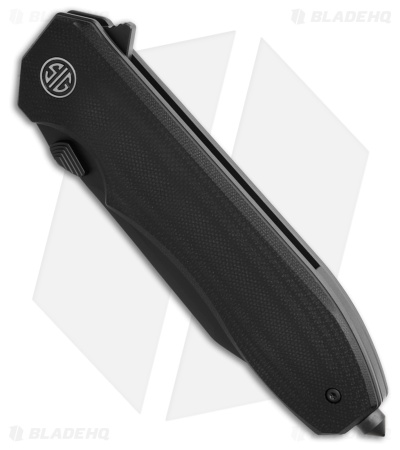 Eikonic + Sig Sauer Validus Liner Lock Knife Matte Black G-10 (3.8" PVD Serr)