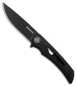 Eikonic Aperture Liner Lock Folding Knife G-10 Black (3.2" Black) 