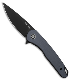 Eikonic Dromas Liner Lock Folding Knife Steel Blue G-10 (3.25" Black SW) 