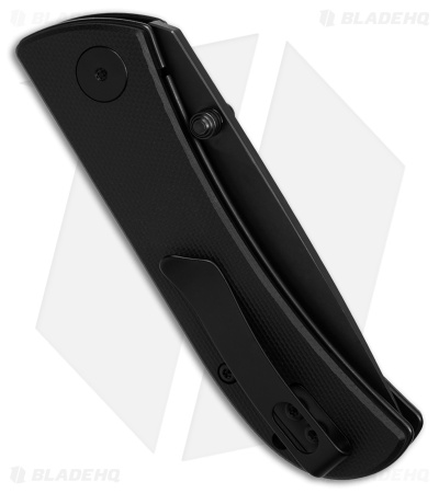 Eikonic Fairwind Liner Lock Folding Knife G-10 Black (2.6" Black SW) 