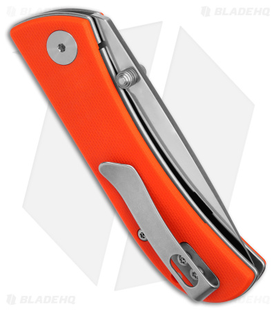 Eikonic Fairwind Liner Lock Folding Knife G-10 Safety Orange (2.6" Satin) 